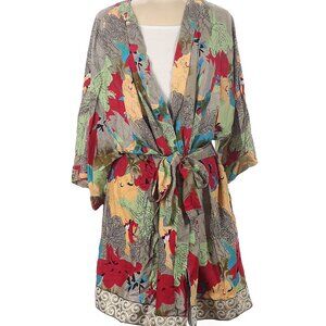 New! Bohemian Floral Dress/Duster, Sz.M